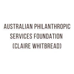 Australia Philanthropic Services Foundation (Claire Whitbread)